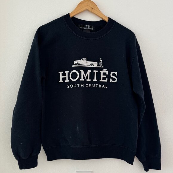 BLTEE Brian Lichtenberg “HOMIÉS South Central” Sweatshirt – Black, Size M - Picture 1 of 4